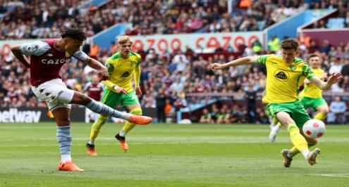 نوريتش سيتي يخسر أمام أستون فيلا ويهبط من الدوري الإنجليزي